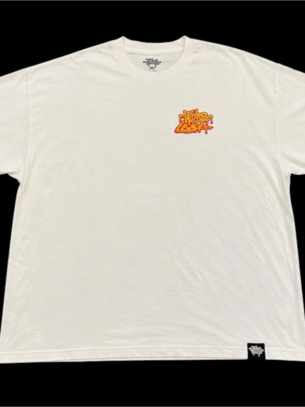 Official Jimbo Phillips “Pizza Face” White T-Shirt – 3XLMade in Santa Cruz, CA